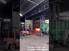 Barras pré-aquecidas transportadas de Furance para forjar flanges de aço inoxidável/aço carbono